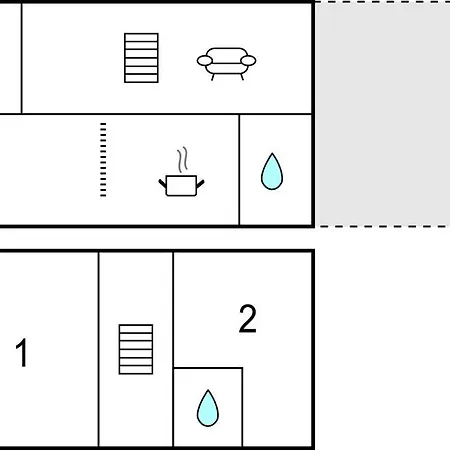 2 Bedroom Cozy In *